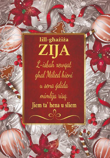 Picture of LILL-GHAZIZA ZIJA L-ISBAH XEWQAT KARTOLINA